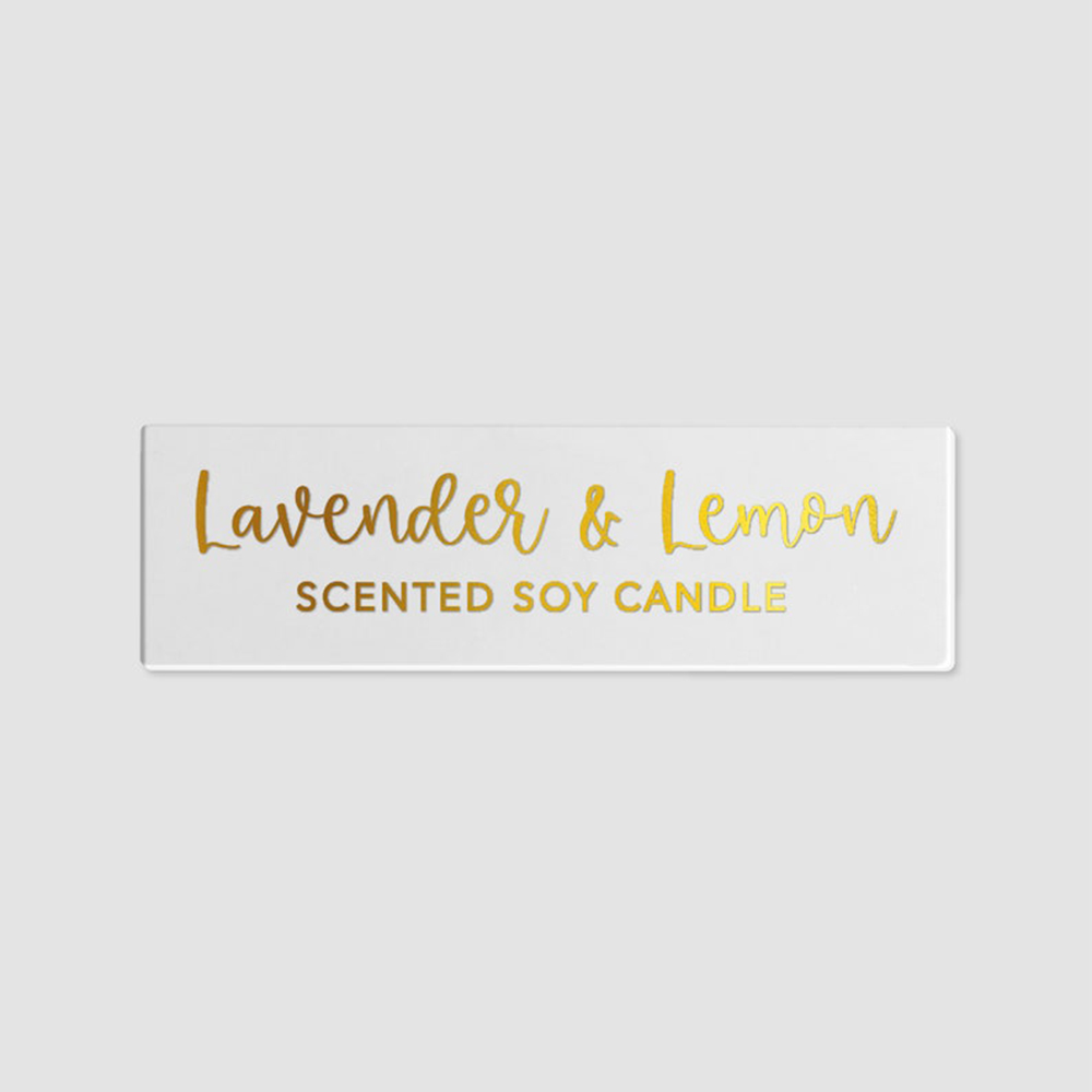 50pcs 45x15mm Personalized Cus - Personalised Candle Label ulasan dan harga
