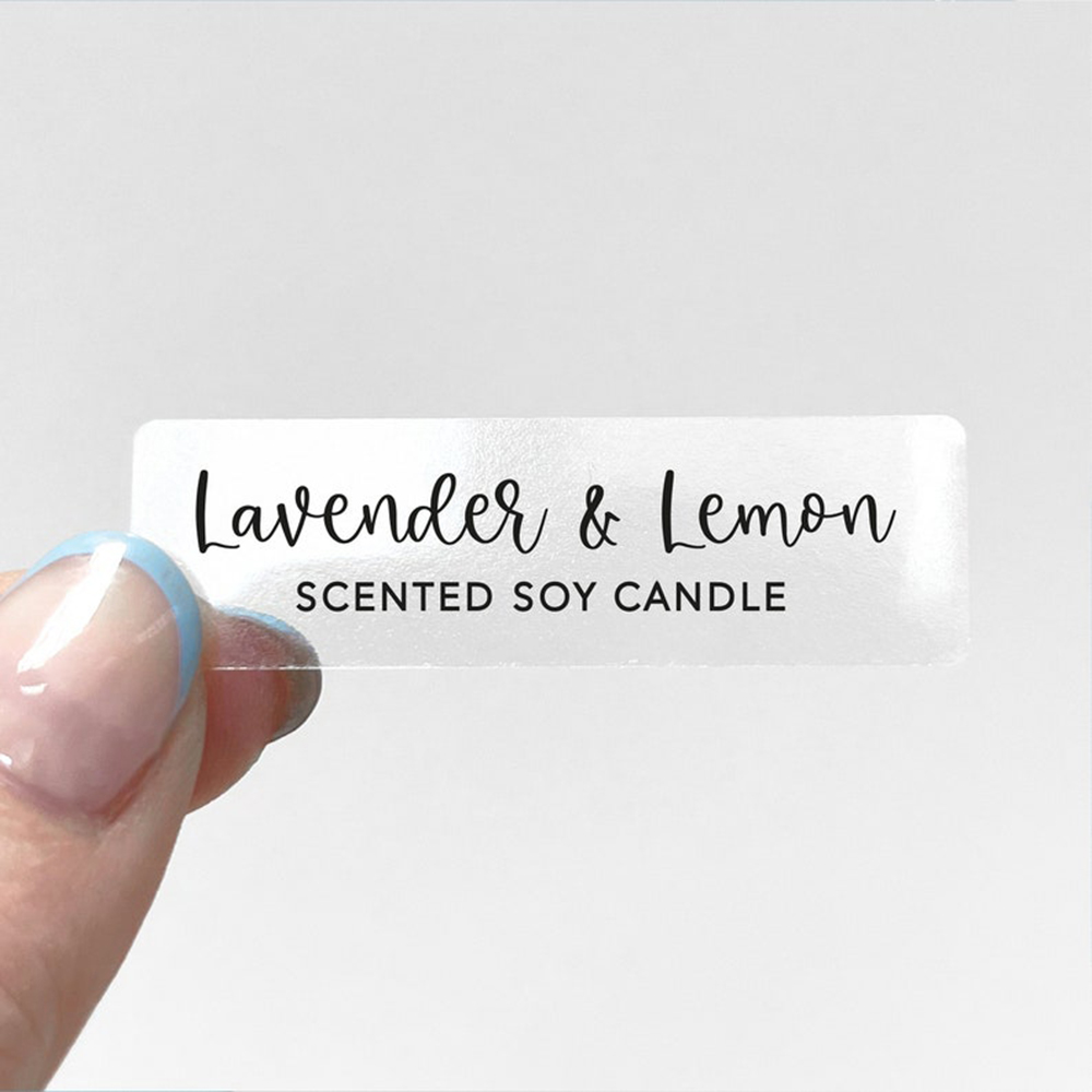 50pcs 45x15mm Personalized Cus - Personalised Candle Label ulasan dan harga