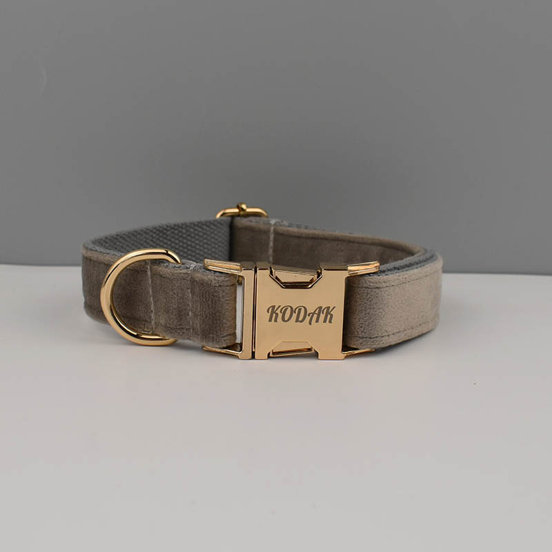 Personalized Velvet Dog Collar - Pet Portrait Custom ulasan dan harga