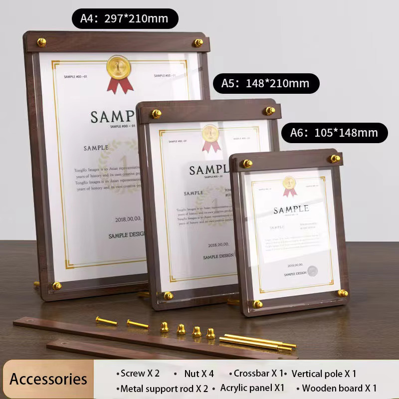 Custom A4/A5 Acrylic Wood Grai - Custom Map Poster ulasan dan harga