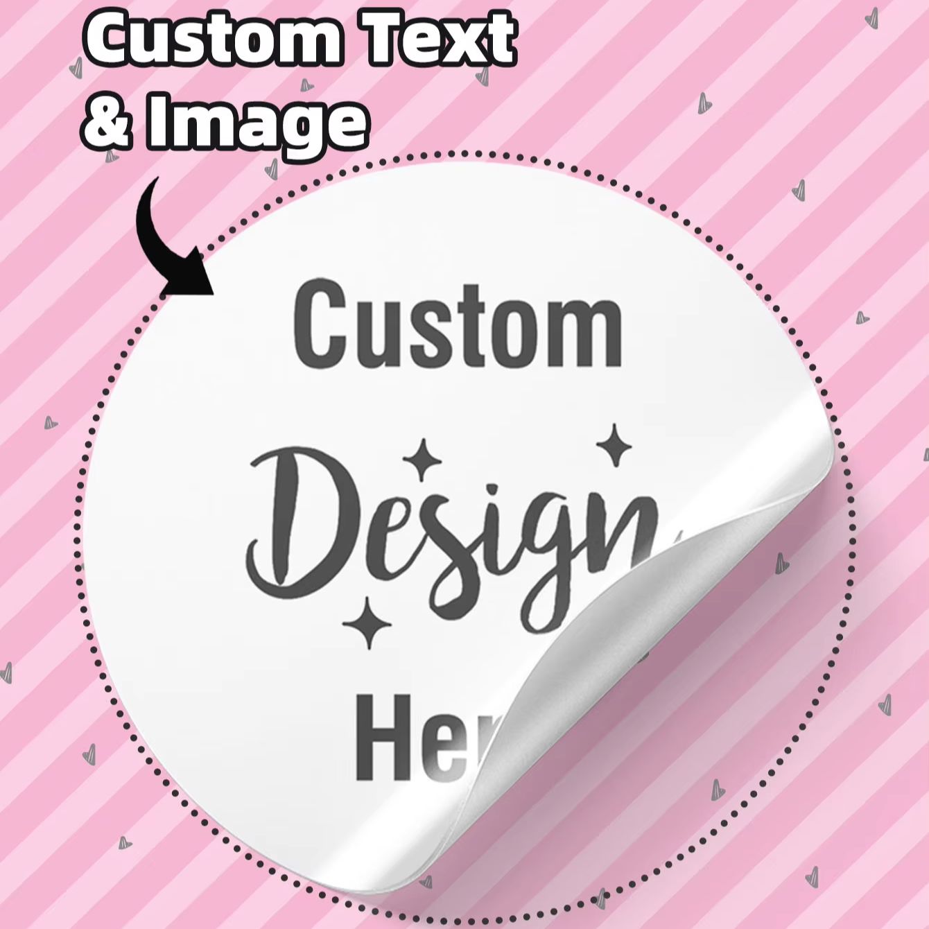 3/5/6CM Custom Waterproof Roun - Personalised Candle Label ulasan dan harga