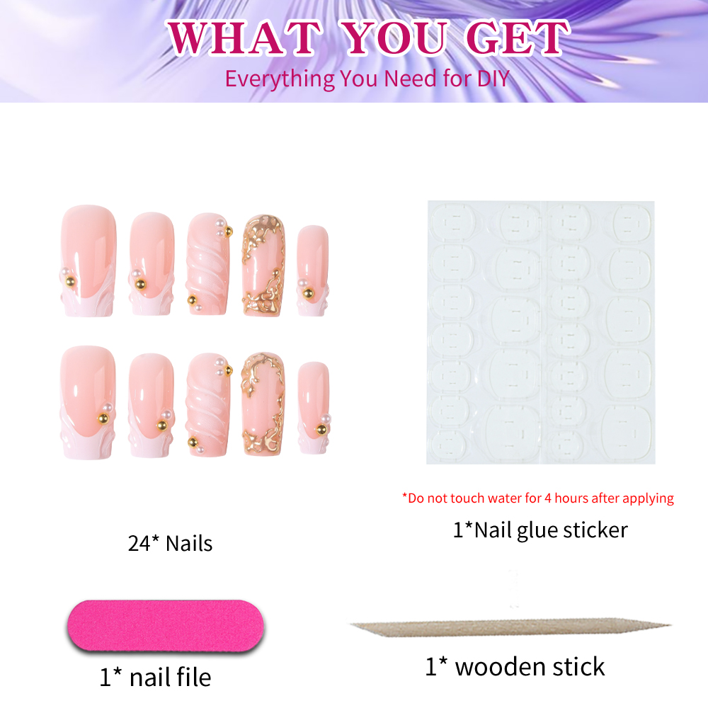 24 pieces per set. Rectangular - Pressed Flower Art ulasan dan harga