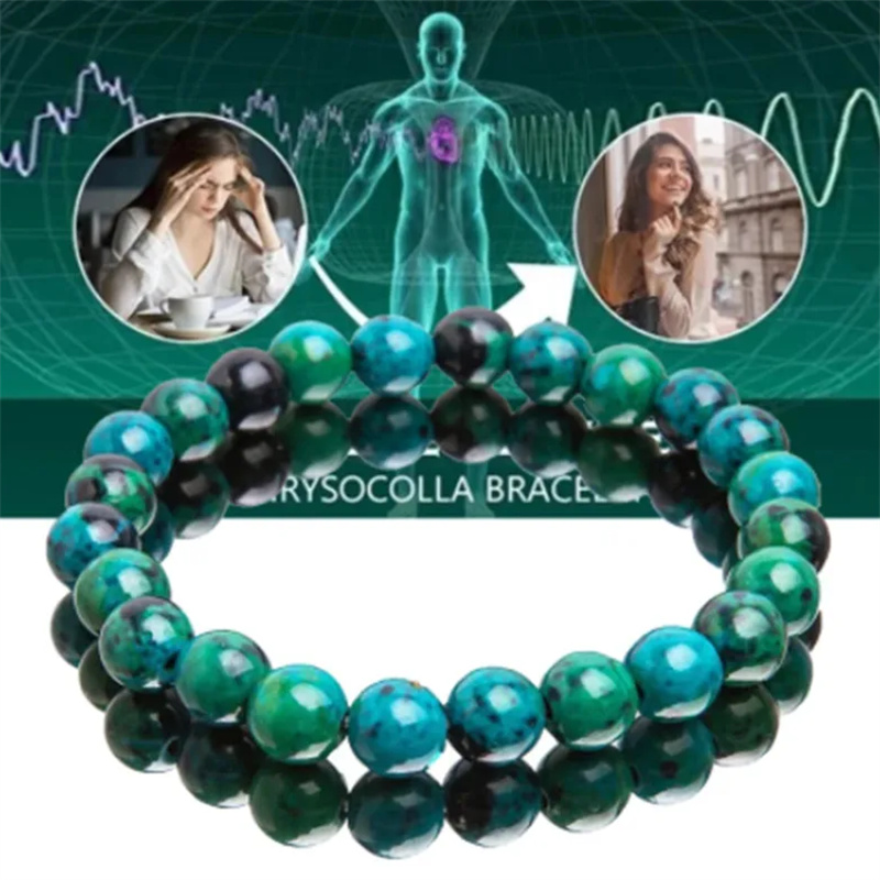 Chrysocolla Malachite Bracelet - Coordinates Bracelet ulasan dan harga